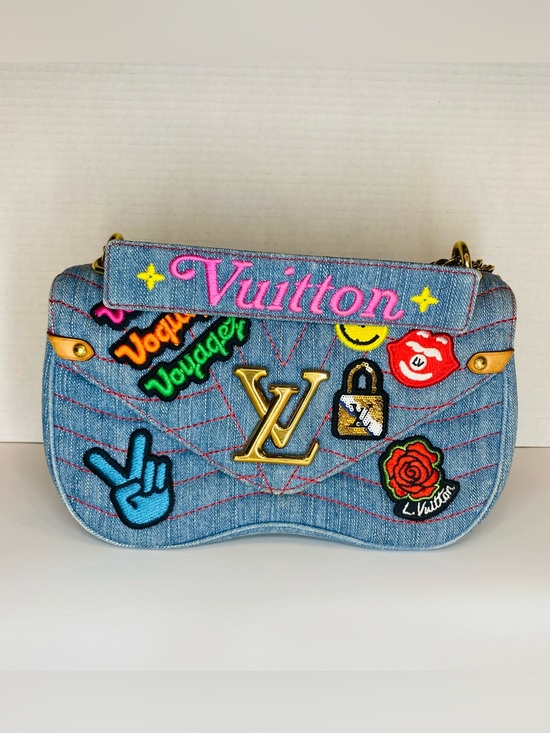 Louis Vuitton Handbags - Louis Vuitton Denim Patchwork New Wave Shoulder Bag with Colorful Embroidered